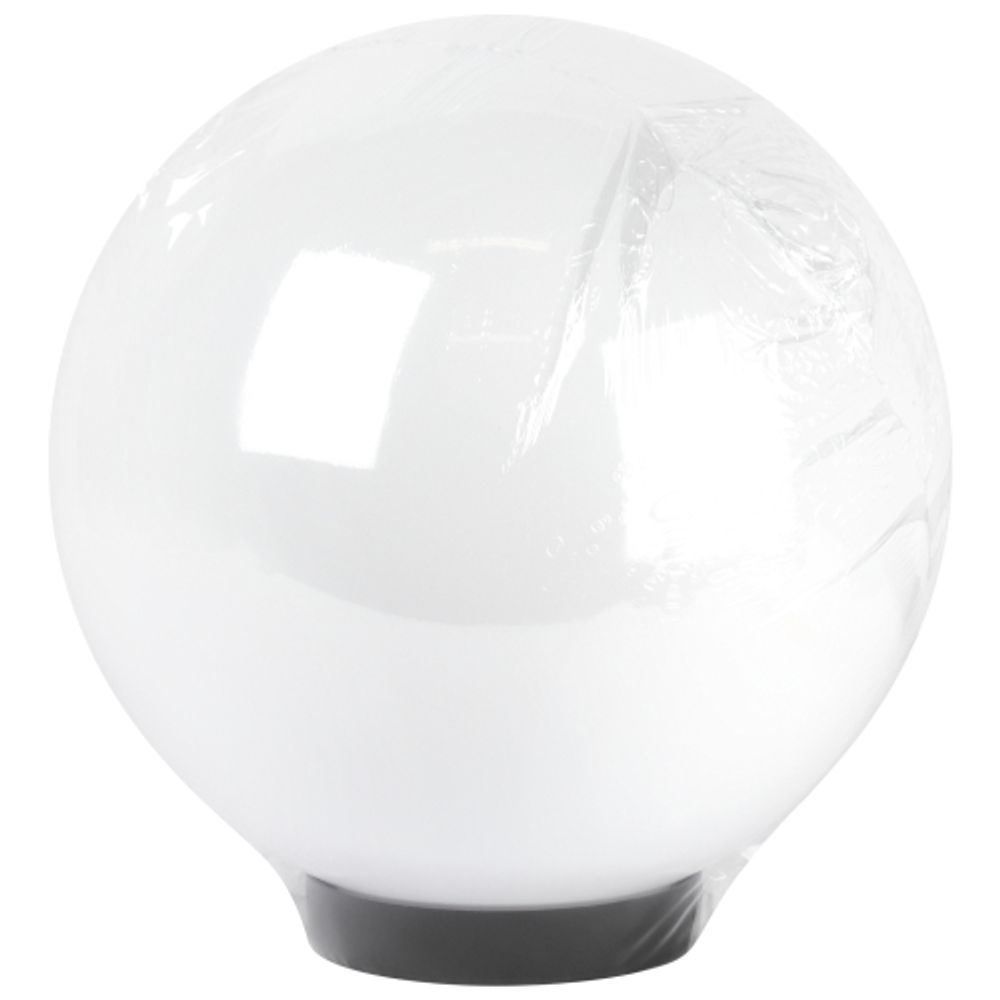 Садово-парковый светильник ЭРА НТУ 01-100-351 шар опаловый на опору / кронштейн IP44 Е27 max100Вт d350mm | Садово-парковые светильники