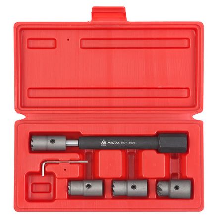 Цена на МАСТАК (103-15006C) Набор фрез для правки седел дизельных форсунок, кейс, 6 предметов