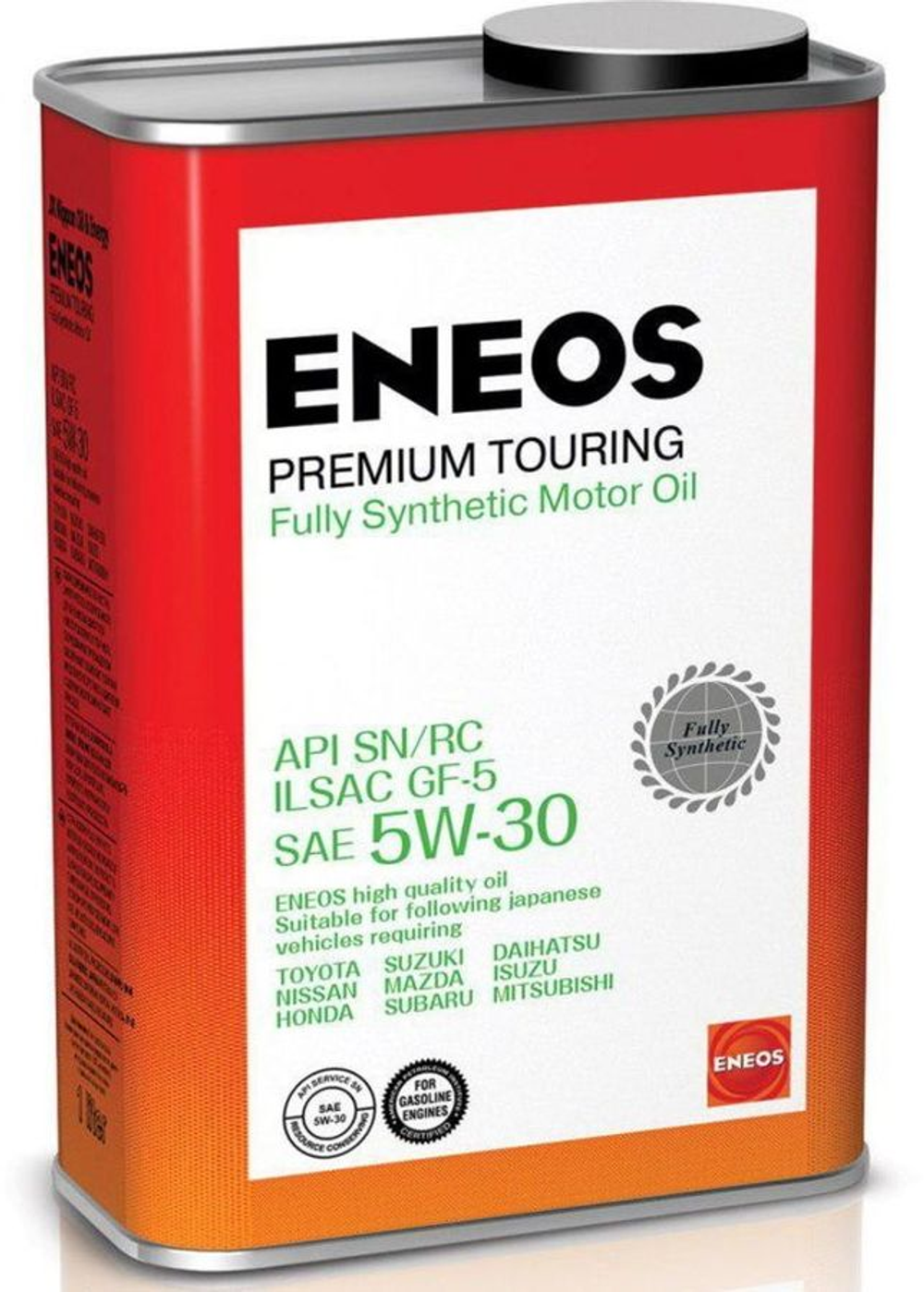 Моторное масло Eneos Premium Touring SN 5W-30, синтетическое, 1 л
