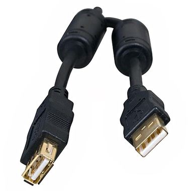 Удлинитель USB 2.0(AM) x USB(AF) -1.8m. 5Bites UC5011-018A