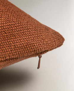 Zara Home наволочка декоративная из хлопка, экрю, 45x45 см