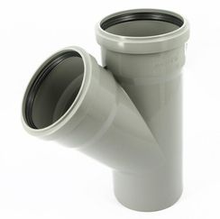 Тройник Ostendorf 110мм 45 градусов 01404