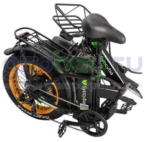 Электровелосипед Syccyba F10 Pro (48V/20Ah) - Жёлтый обод фото №14