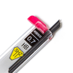 Грифель для механического карандаша Alingar HB, 0,7 мм, 20 шт., в пластиковом пенале, картонная упаковка