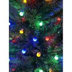 ENIN - 15BM ЭРА Гирлянда LED Нить Шарики d15мм, 5 м мультиколор, 220V
