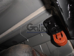 Фаркоп оцинкованный Galia H085A для Hyundai i40 седан/универсал 2012-(паспорт и сертификат в комплекте)(без электрики)
