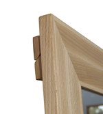 Зеркало большое настенное из бука