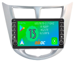 Магнитола для Hyundai Solaris 2010-2016 - Airoc AB-2003 (кнопки и крутилки), Android 13, TS20, 6/128Гб, SIM-слот, CarPlay