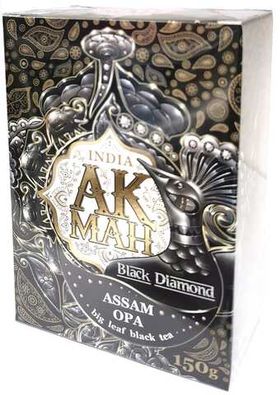 Чай Акман Black Diamond 150г 1*40 Индия лист.