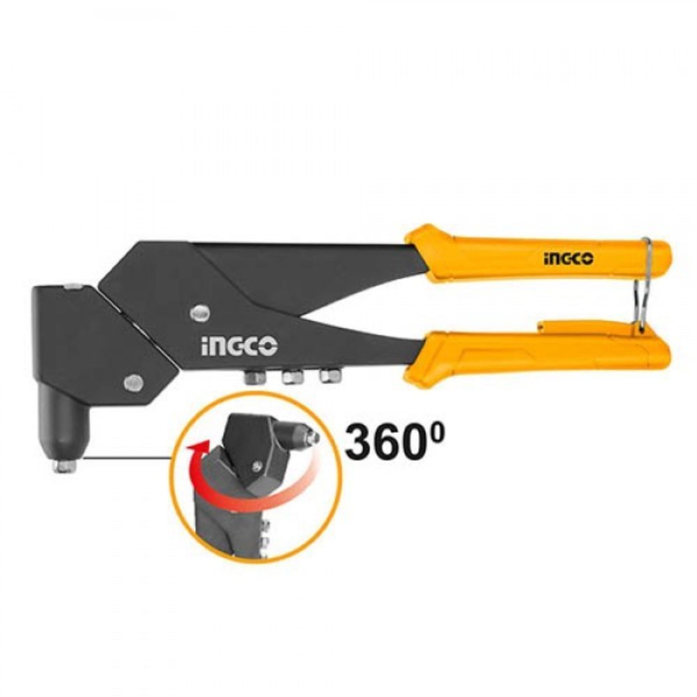 Заклепочник 260 мм. поворотный 360° INGCO SHHR106 INDUSTRIAL