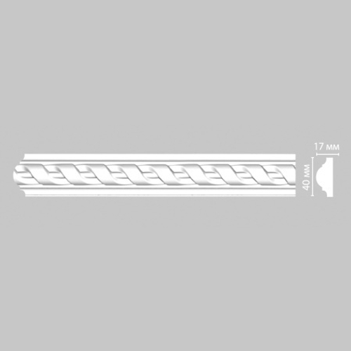 Молдинг с рисунком Decomaster DT-8050F гибкий 40х17х2400мм