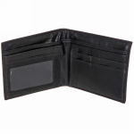 Кошелек мужской «Egoist», 3 кармана, цвет чёрный гладкий, 11*9,5см