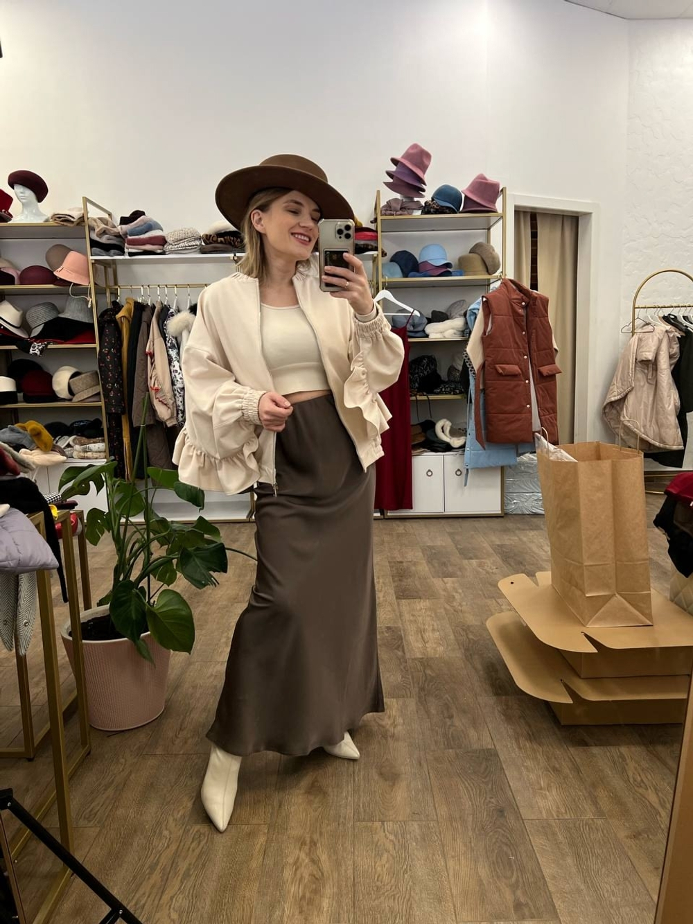 Юбка по косой midi