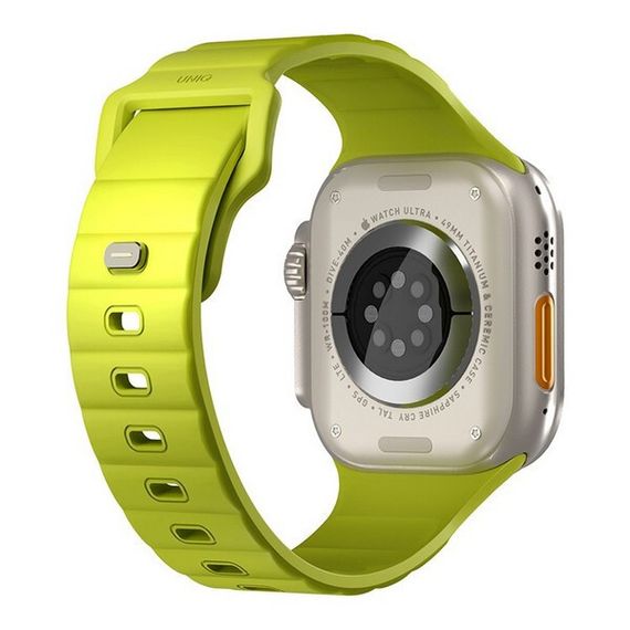 Ремешок Uniq STRIDE FKM Rubber для Apple Watch 49/45/44/42 мм лайм (Lime Green) (49MM-STRILGRN)