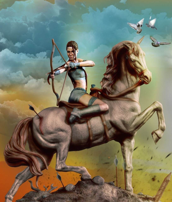 Лара Крофт Расхитительница гробниц Фигурка