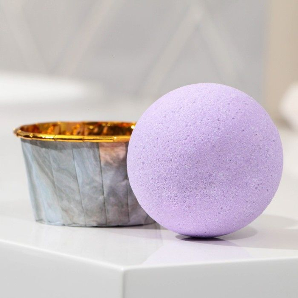 Бомбочка для ванны «Черничный маффин» - 130 гр.