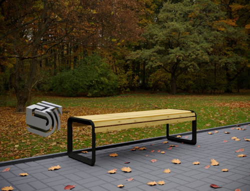 Скамейка "Хай-Тек" без спинки