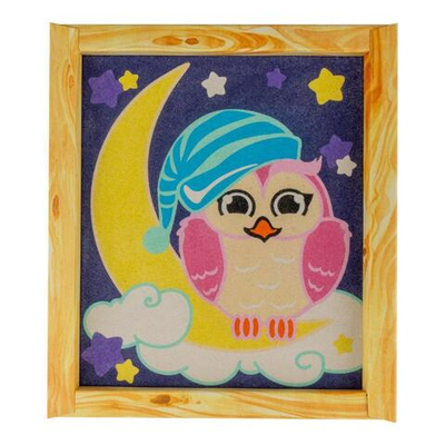 Фреска из песка "Совушка" (Lori)