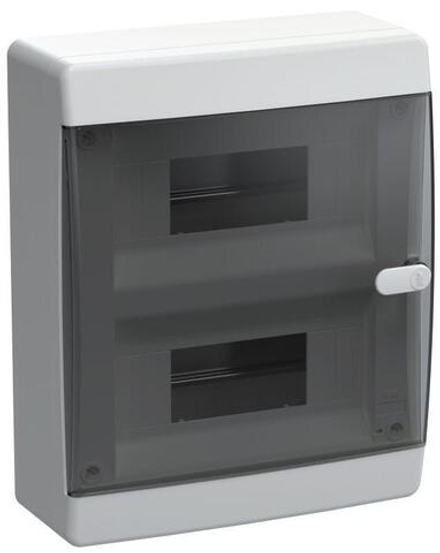 Щит пласт.. ЩРН-П-18 IP41 черн. пр. дв. IEK UNION Compact
