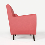 Кресло мягкое Грэйс D-8 (Красный) на высоких ножках с подлокотниками в гостиную, офис, зону ожидания, салон красоты.