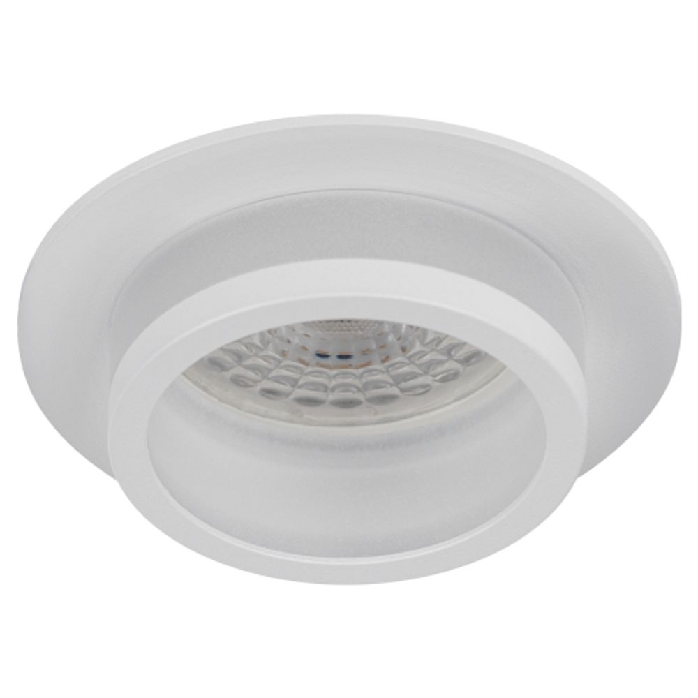 Светильник встраиваемый алюминиевый ЭРА KL89 WH под лампу MR16 GU5.3 белый