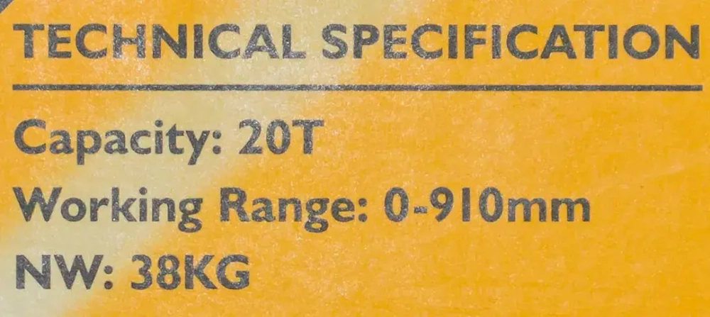 Пресс гидравлический напольный 20т JCB JCB-TY20002