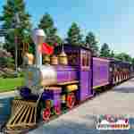 Рельсовый паровозик «Сказочный Экспресс», 4 вагона, 49 мест