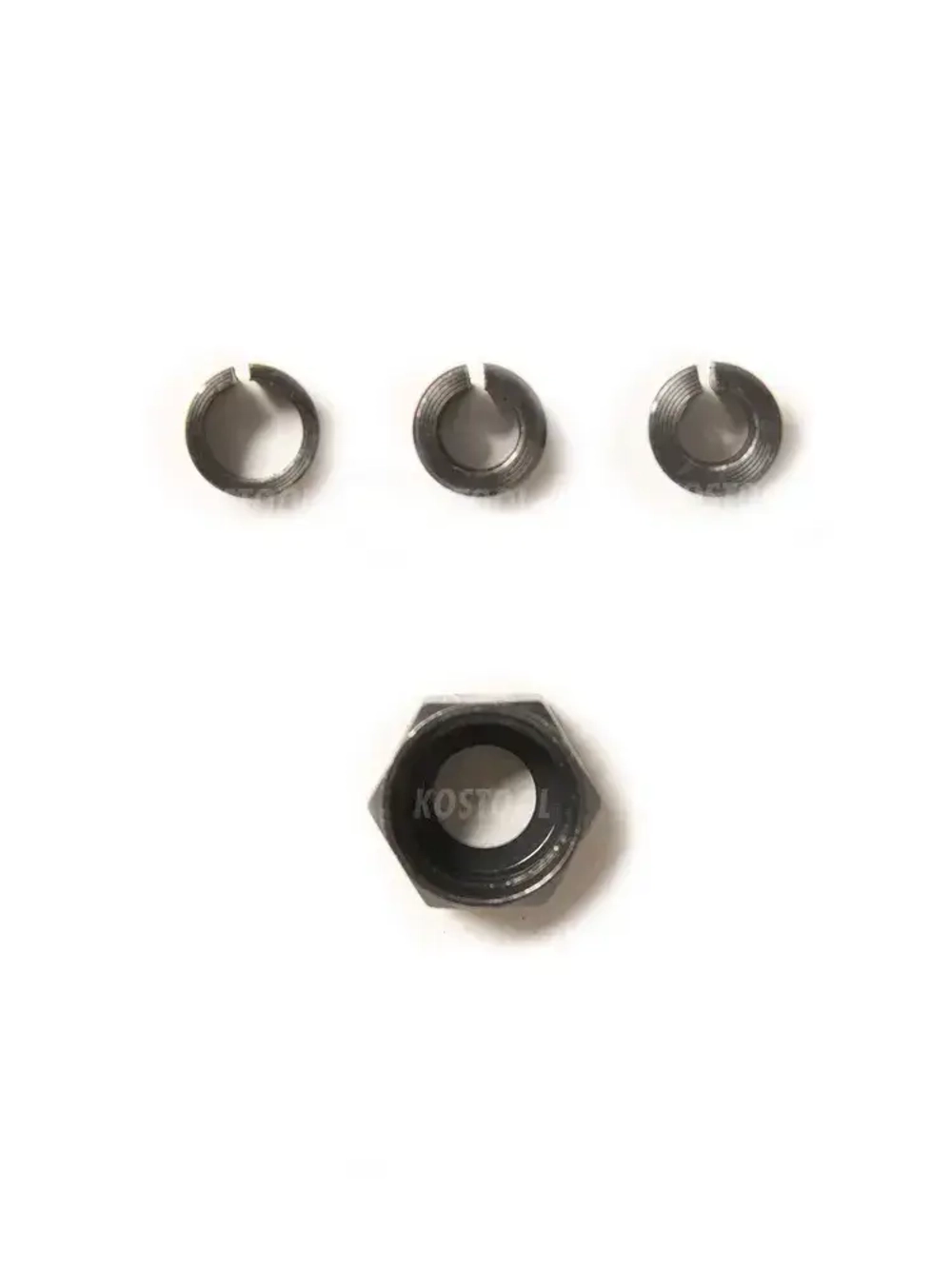 Цанга для фрезера с гайкой 8 мм, 6 мм, 6.35 мм