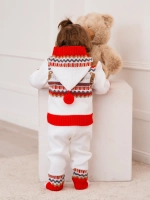 Костюм вязаный для малышей для новорожденных "Мишки"