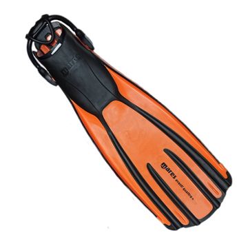 Ласты регулируемые Mares Avanti Quattro+ с эластичным фиксатором оранжевый