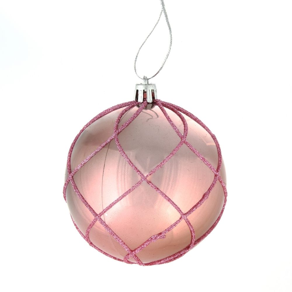 GAEM Набор из 12шт Украшение новогоднее Шар "Алмазная сетка", D 8 см, L35 W27 H9 см