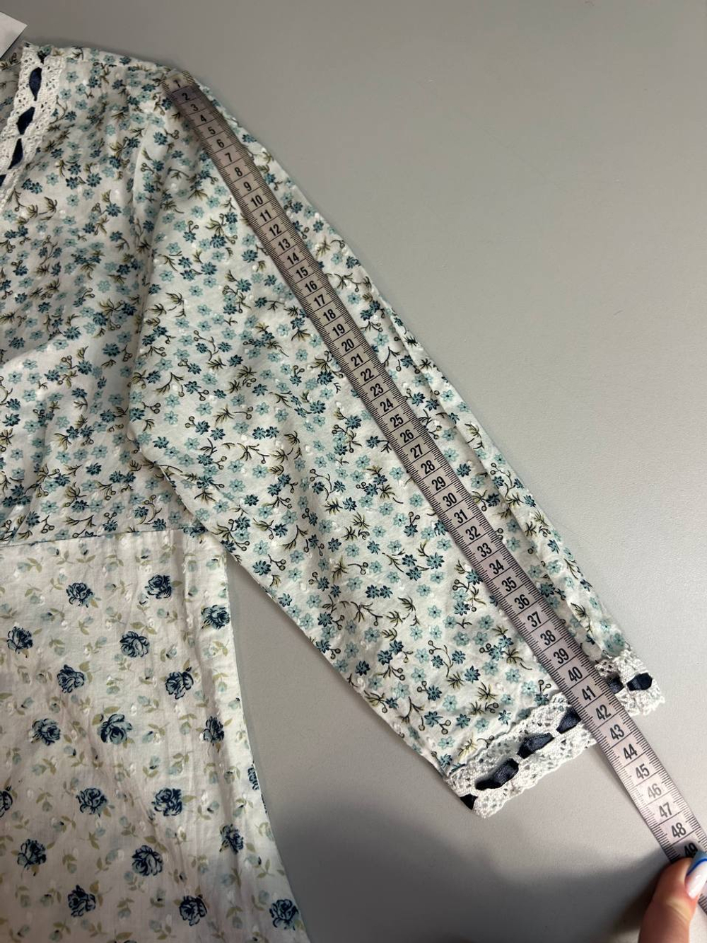 Блузка для нежного образа, маркировка 36, визуально на 42/44 размер