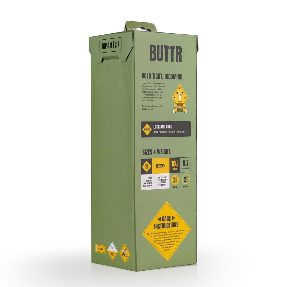 Черный анальный фаллоимитатор 10 Pounder Dildo - 25,6 см. (Цвет: черный)