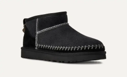 UGG Угги Classic Ultra Mini Biarritz, черный