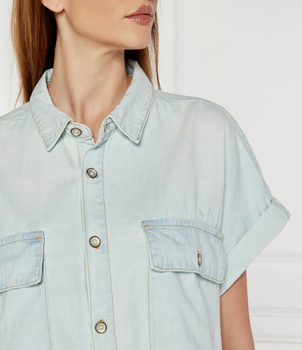 Рубашка One Teaspoon - голубой(26140)
