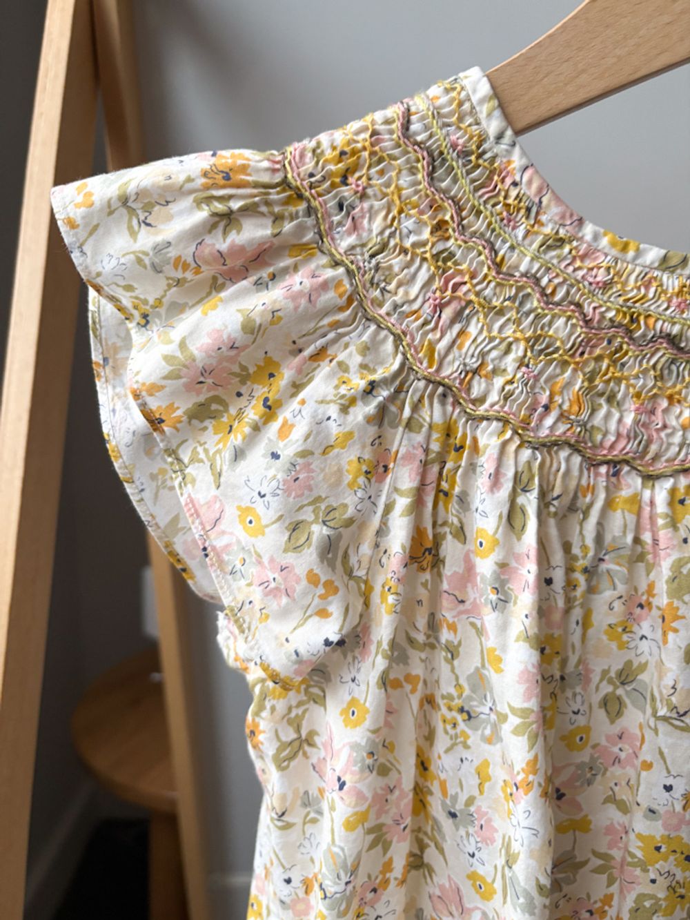 Хлопковая блузка Bonpoint, 128