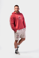 Толстовка Washed Hoodie HERITAGE 793 Красная