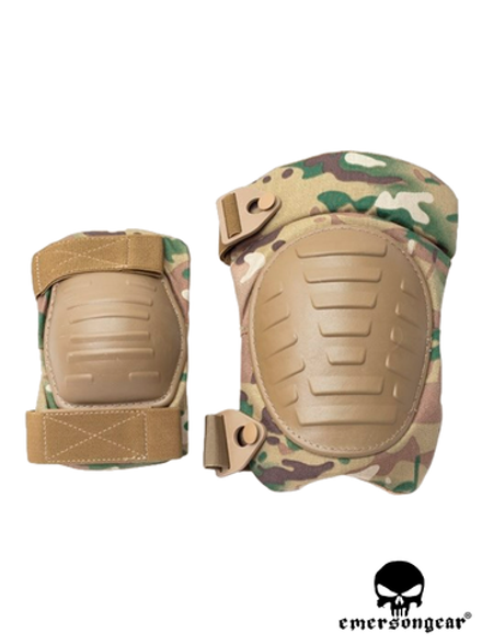 Комплект наколенников и налокотников EmersonGear Military Kneepads (EM7065C). Мультикам