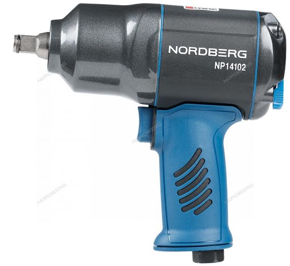 Пневмогайковерт ударный 1/2&quot;, 1300Нм, переключение одной рукой NORDBERG NP14102