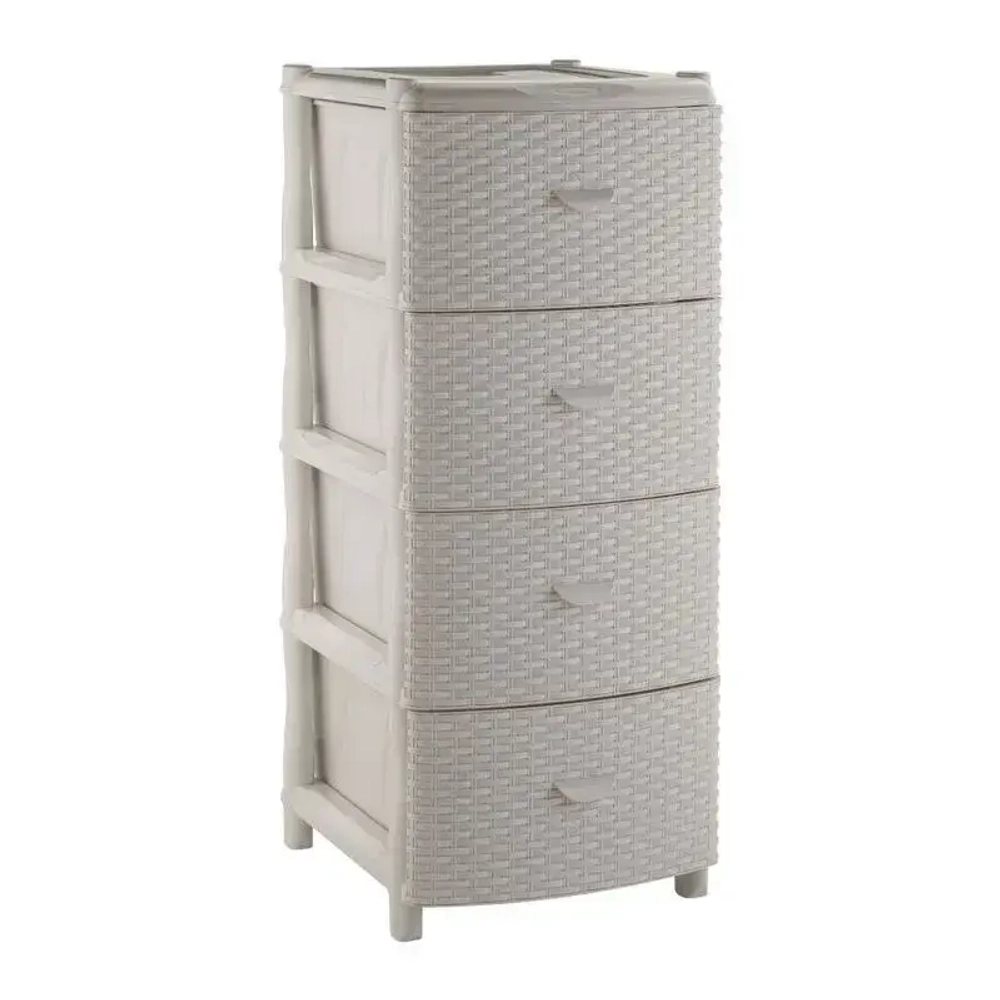 Комод Элластик Люкс белый 395х980мм