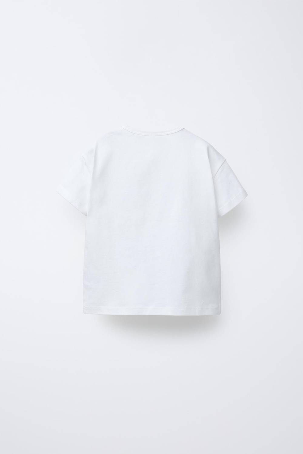 ZARA ФУТБОЛКА С БАНТОМ ИЗ ПОПЛИНА, ГОЛУБОЙ