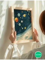 Постер в детскую мальчику 30х40 см декор на стену