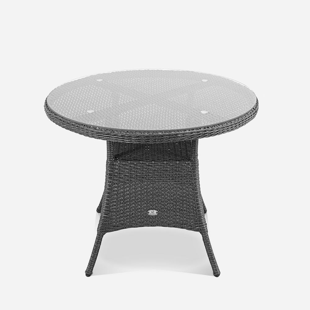 Стол Kipr D940 СТ  Дуб Коньяк, RAL 8011, CT.Прозрачное