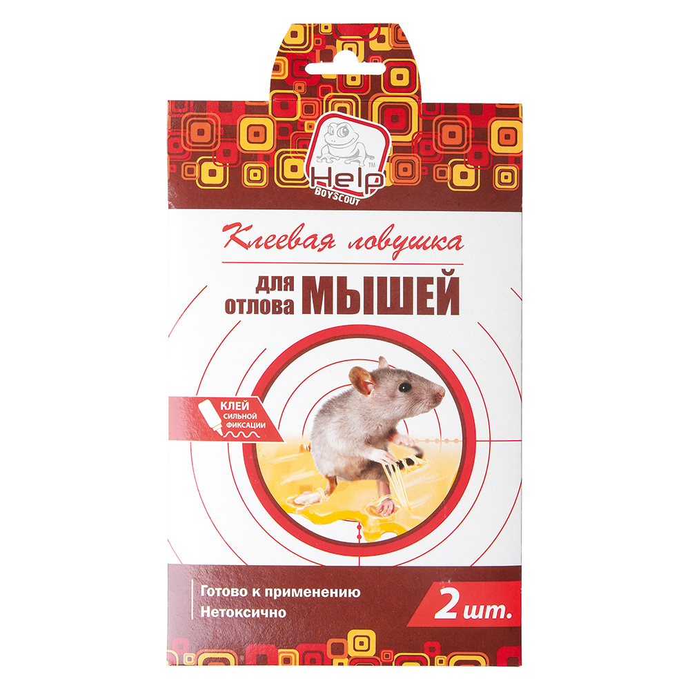 Ловушка клеевая HELP для отлова мышей 2шт