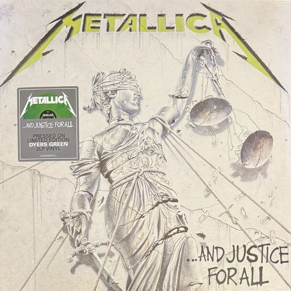 Metallica. ...And Justice For All (2 LP Green Vinyl) Металлика. Новая запечатанная виниловая пластинка