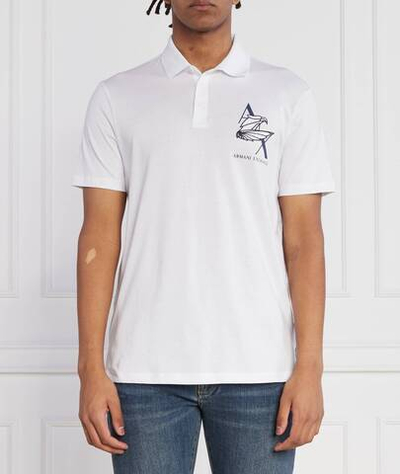 Поло Armani Exchange - белый(6RZFAL ZJ9TZ)