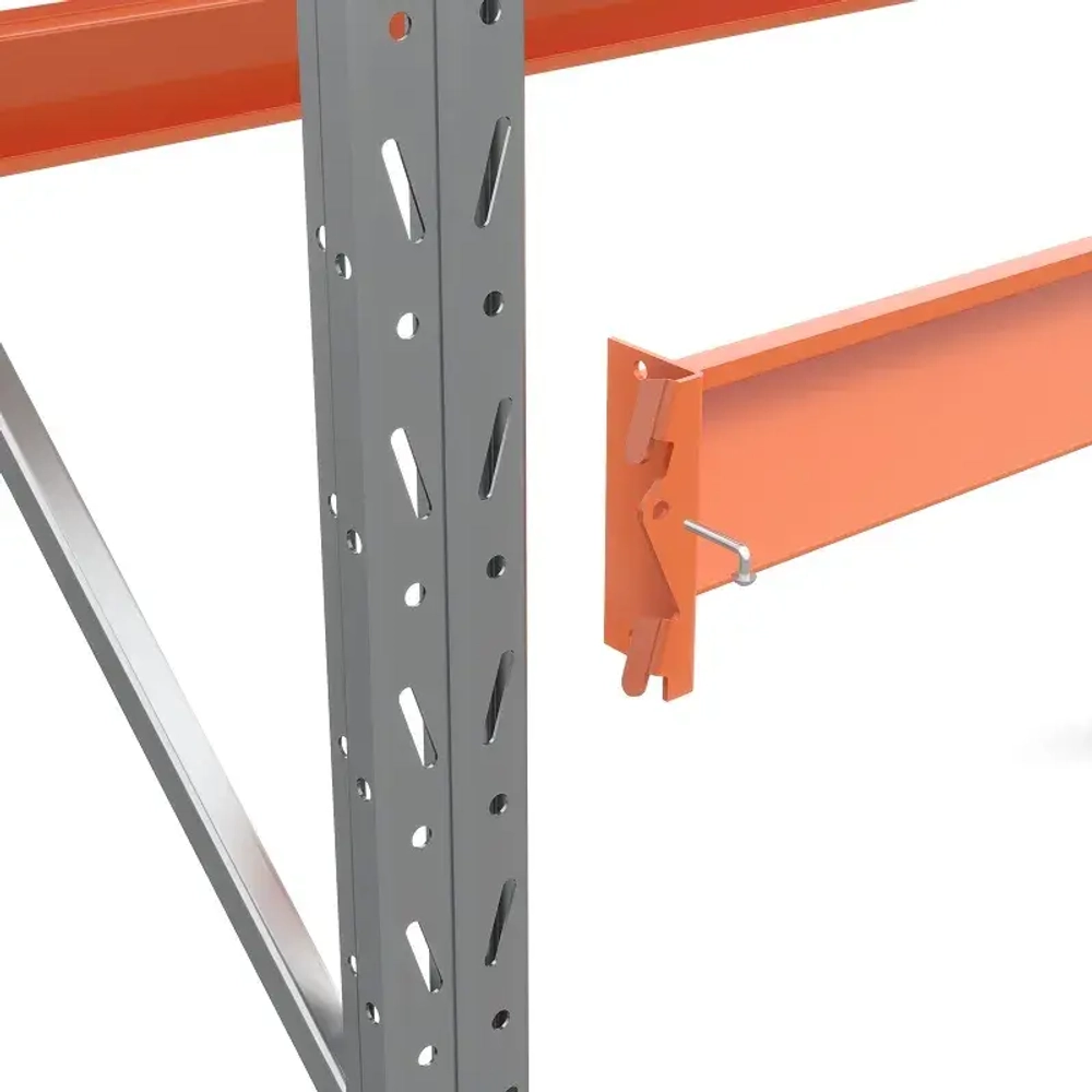 Стеллаж паллетный металлический 3500х1800х1100 мм (70.1.5). Ярусы: пол+2