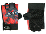 Велосипедные перчатки  BP-SP-B04-К цвет красно-черный