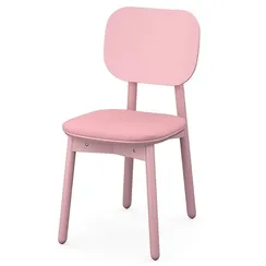 Стул Saga, рогожка, розовый