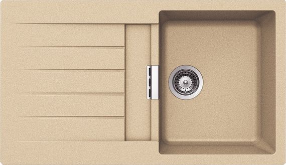 Мойка SCHOCK Primus 45D Cristalite лунный камень